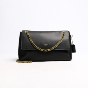 Coach Chelsea Shoulder Bag 30 With Chain Black