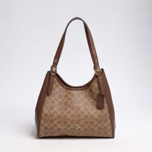 Coach Erin Shoulder Bag In Signature Canvas Tan Brown