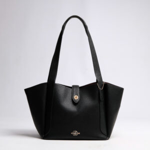 Coach Hadley Turnlock Tote Bag Black