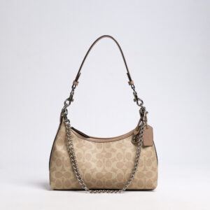 Coach Juliet Shoulder Bag 25 In Signature Canvas Sand Taupe