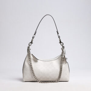 Coach Juliet Shoulder Bag 25 In Signature Canvas White Chalk