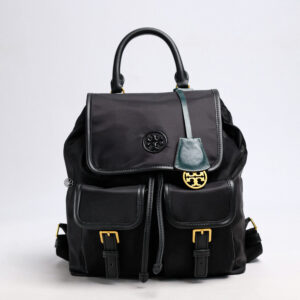 Tory Burch Piper Flap Backpack Black